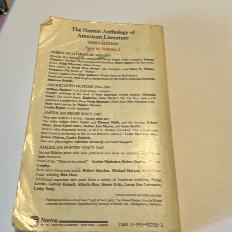 The Norton Anthology of American Literature
