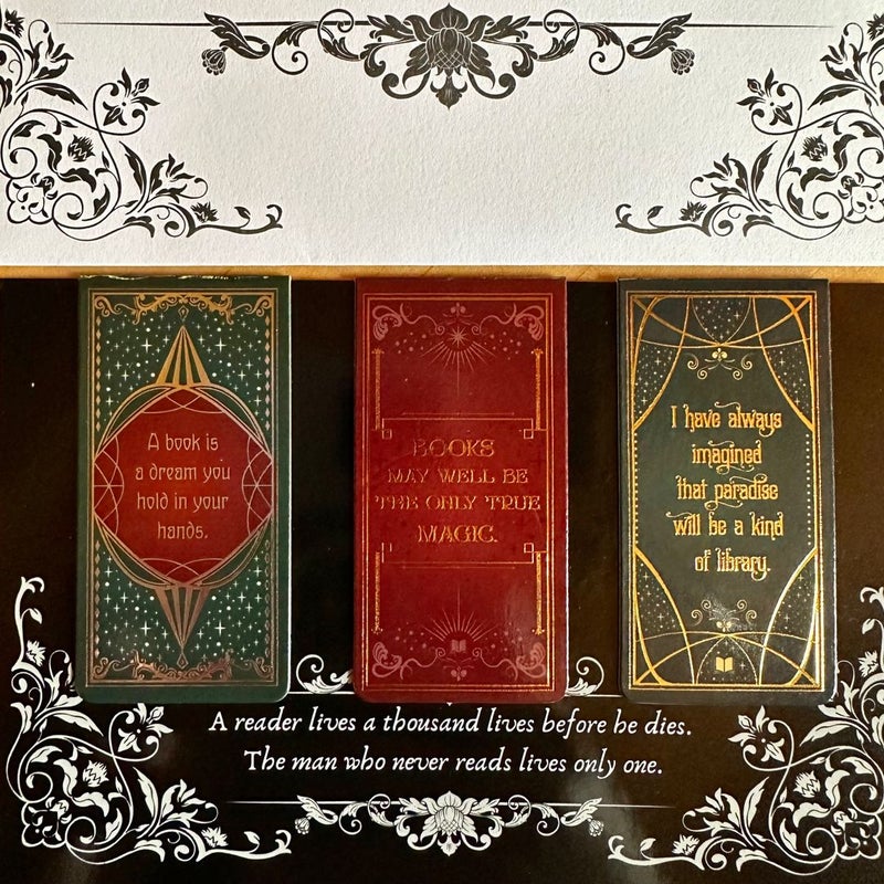 Book-inspired Magnetic Bookmarks 