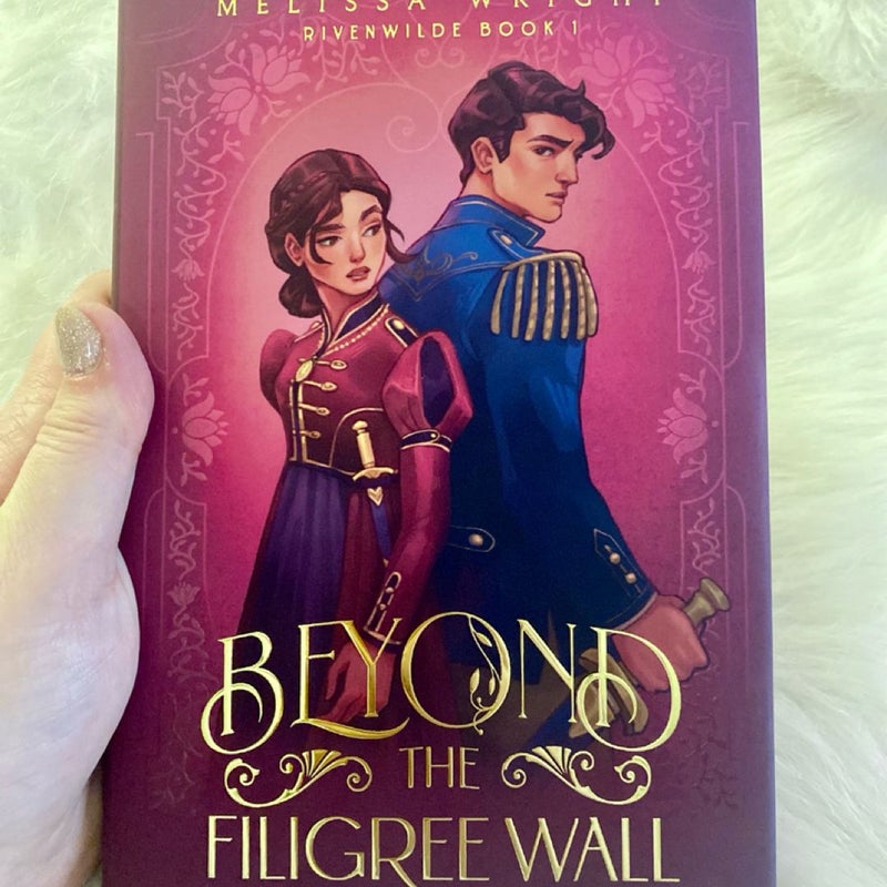 Beyond the Filigree Wall includes signed bookplate, bookmarks and art