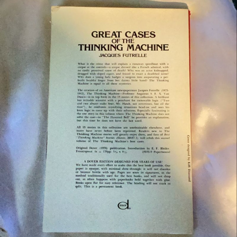 Great Cases of the Thinking Machine