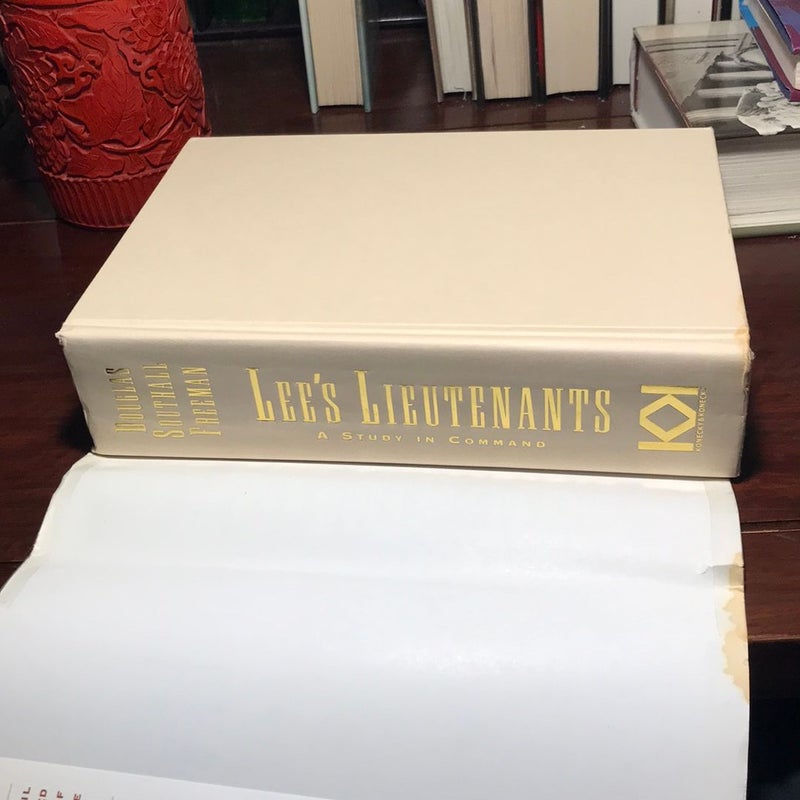 Lee's Lieutenants Third Volume Abridged