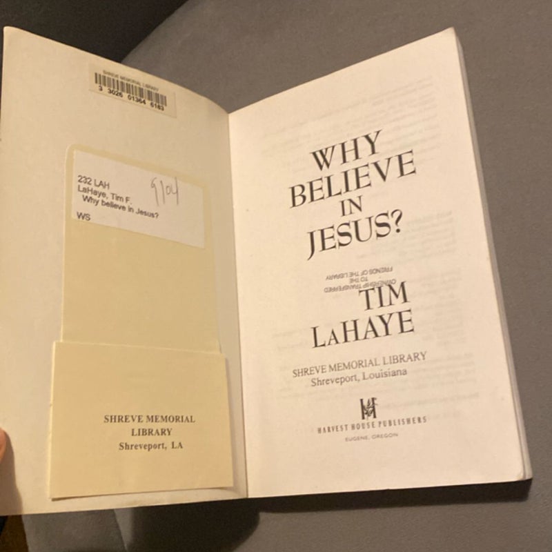Why Believe in Jesus?
