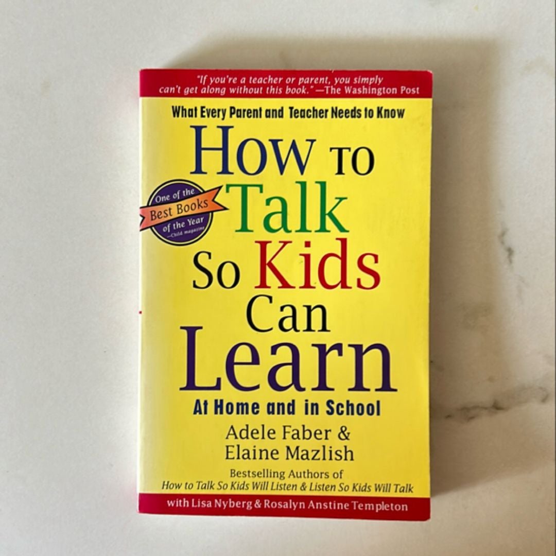 How to Talk So Kids Can Learn