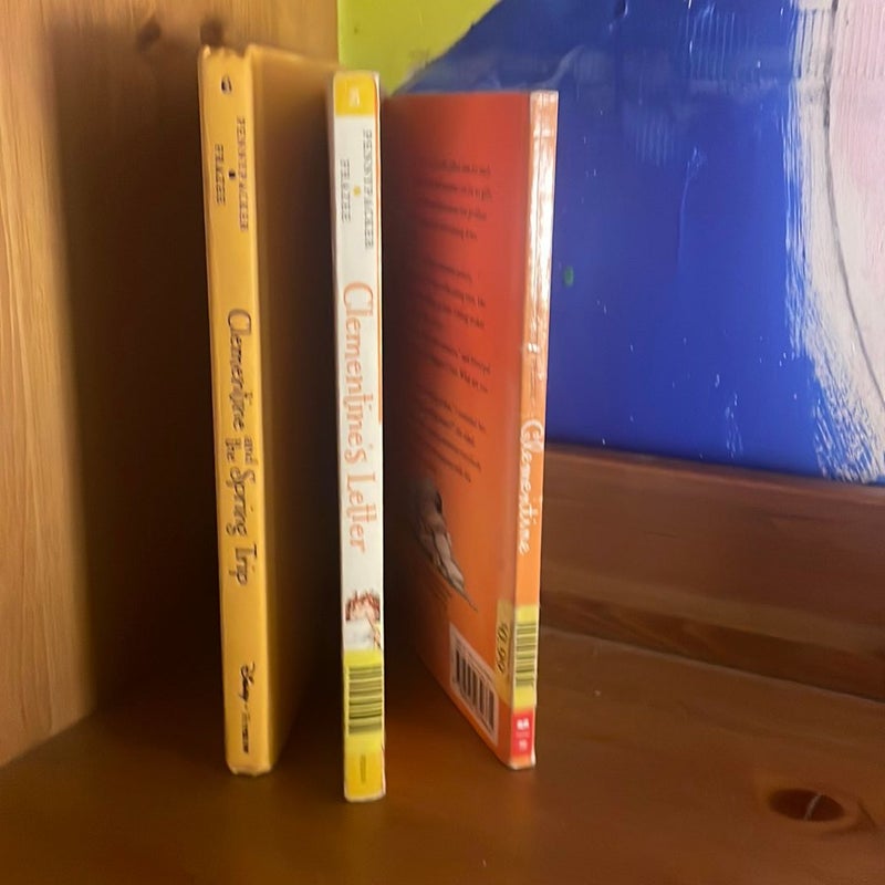 Clementine's 3 books (spring trip, letter, and clementine)