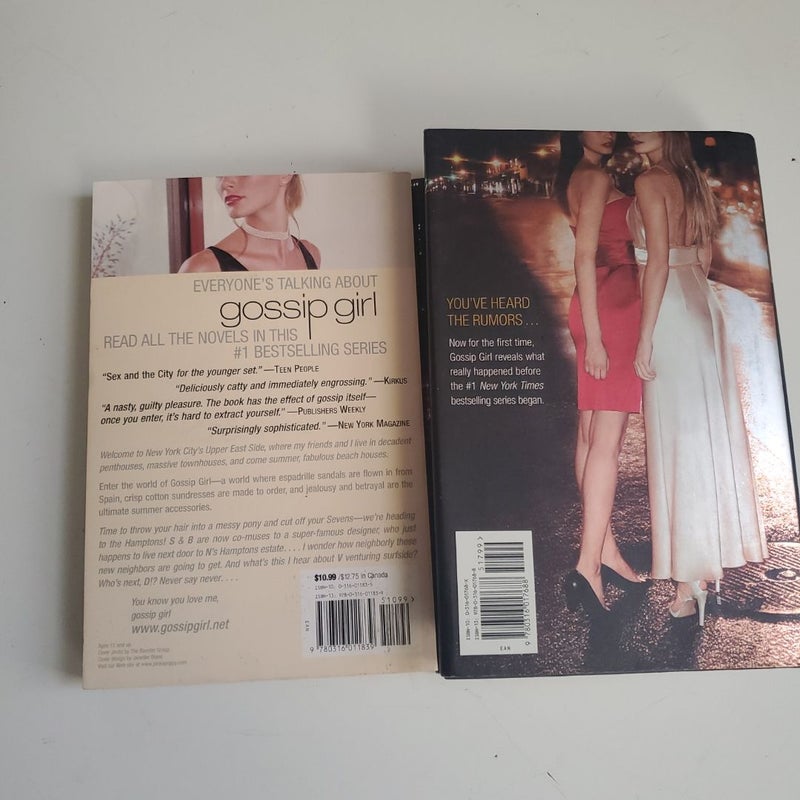 Gossip girl: book lot of 2