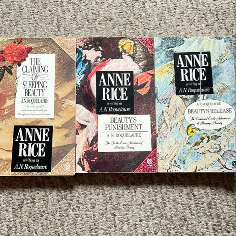 The Claiming of Sleeping Beauty trilogy (first edition)