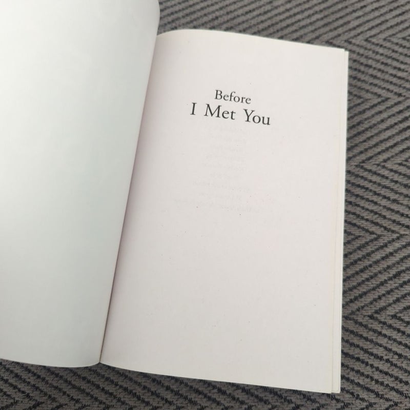 Before I Met You