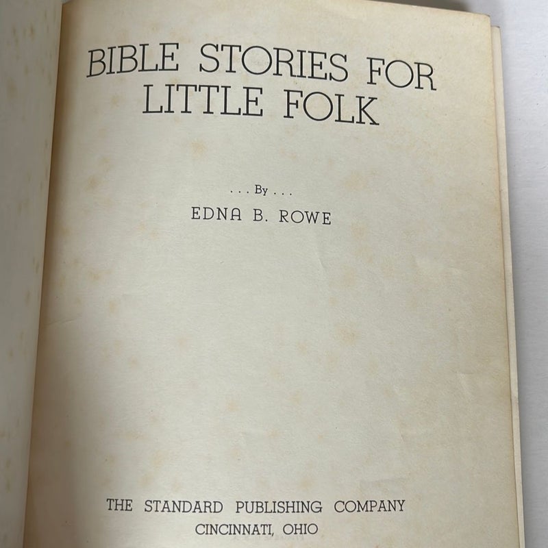 Bible Stories for little folk