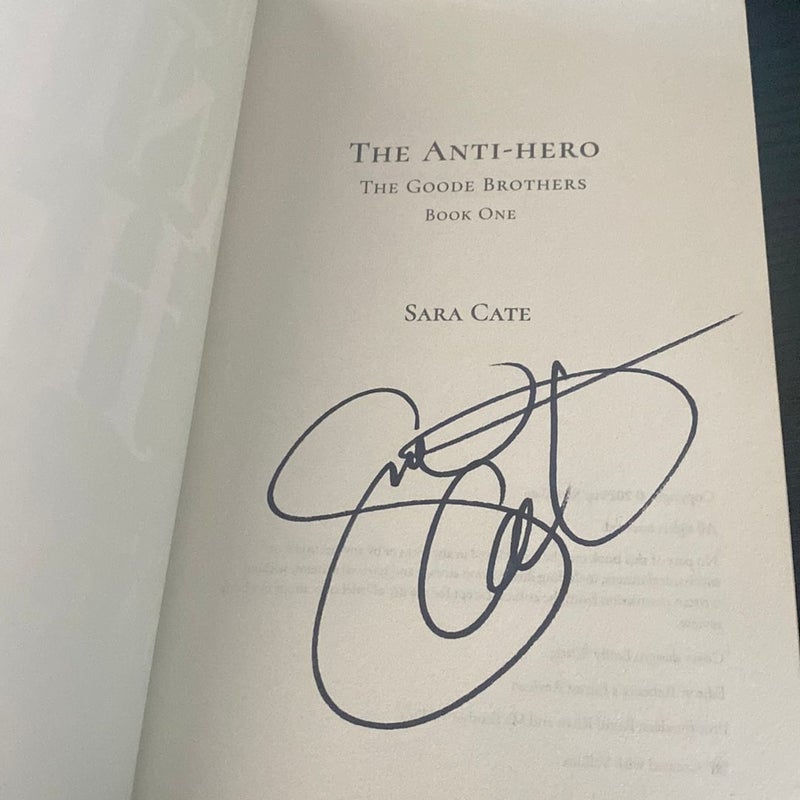 The Anti-Hero signed 
