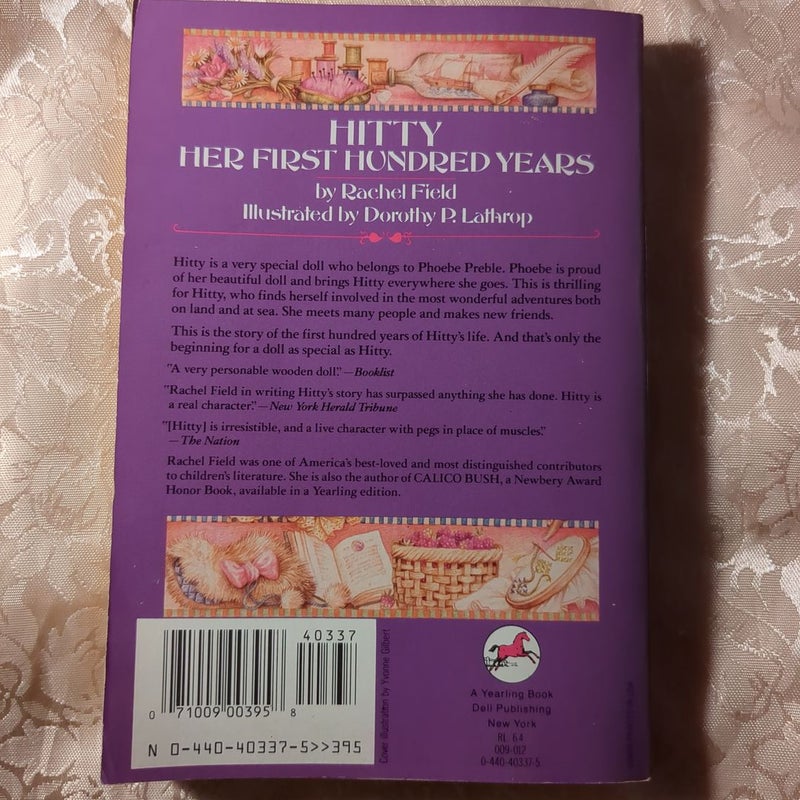 Hitty Her First Hundred Years Paperback 
