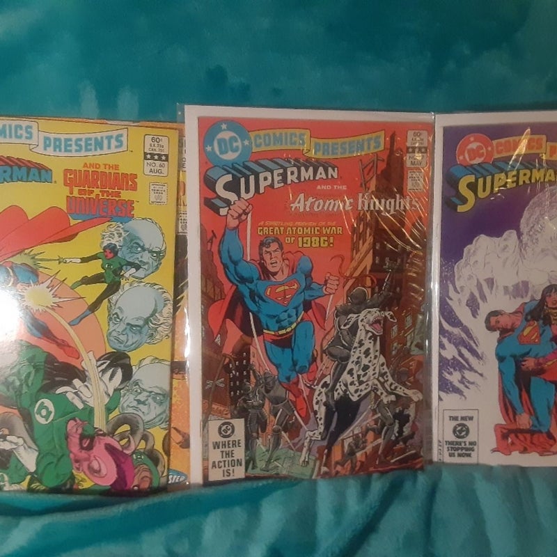 DC COMICS Presents Superman comic book lot 