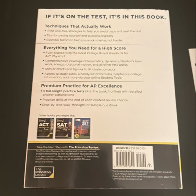 Princeton Review AP Physics 1 Premium Prep 2022