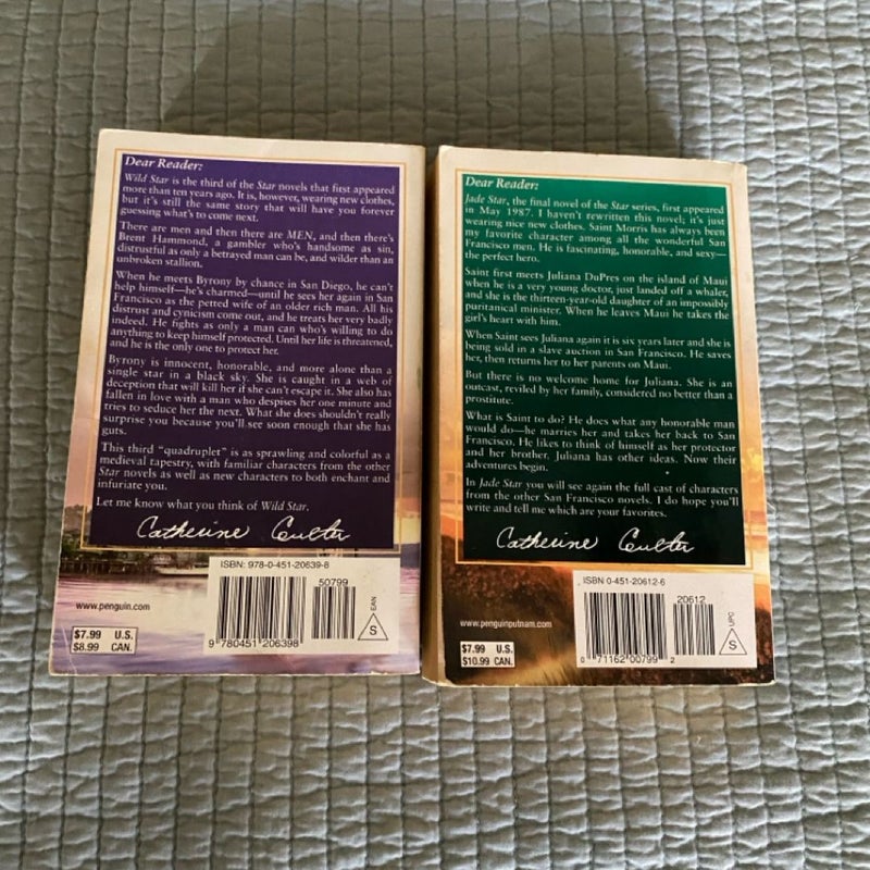 2 Catherine Coulter Paperback Books