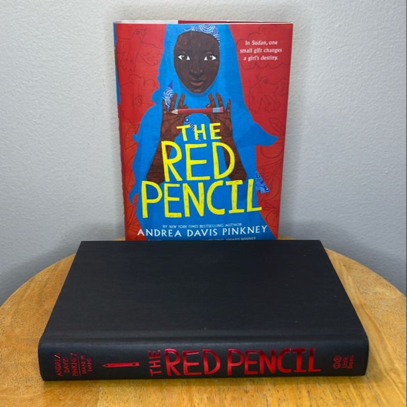 The Red Pencil – Andrea Davis Pinkney (Hardcover, First Edition Stated)