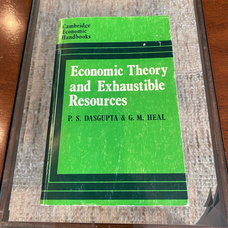 Economic Theory and Exhaustible Resources