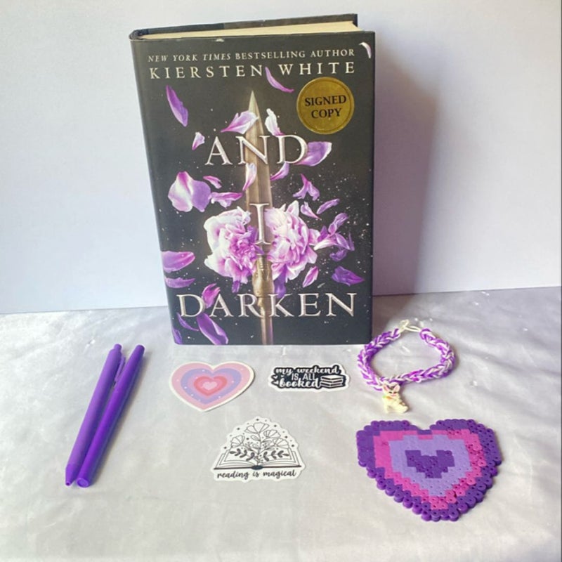 Purple Book Box (And I Darken SIGNED COPY)