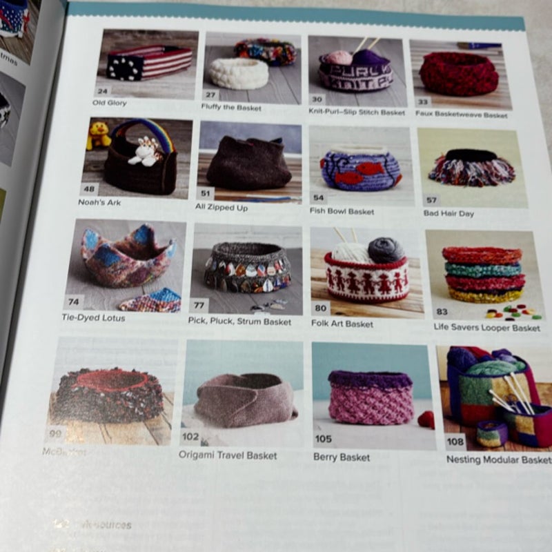 Knitted Baskets