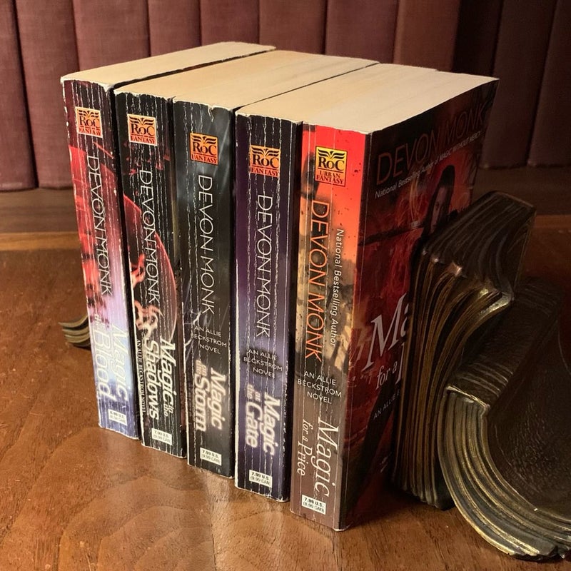 Devon Monk 5 Book Collection: Magic in the Blood, Magic in the Shadows, Magic on the Storm, Magic at the Gate, Magic for a Price