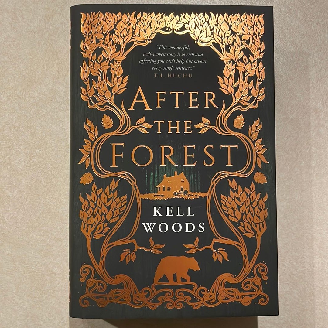 Signed: AFTER THE FOREST Hand-painted Edges Kell Woods Fantasy Books  Hardback Books Sprayed Book Edges Special Edition 