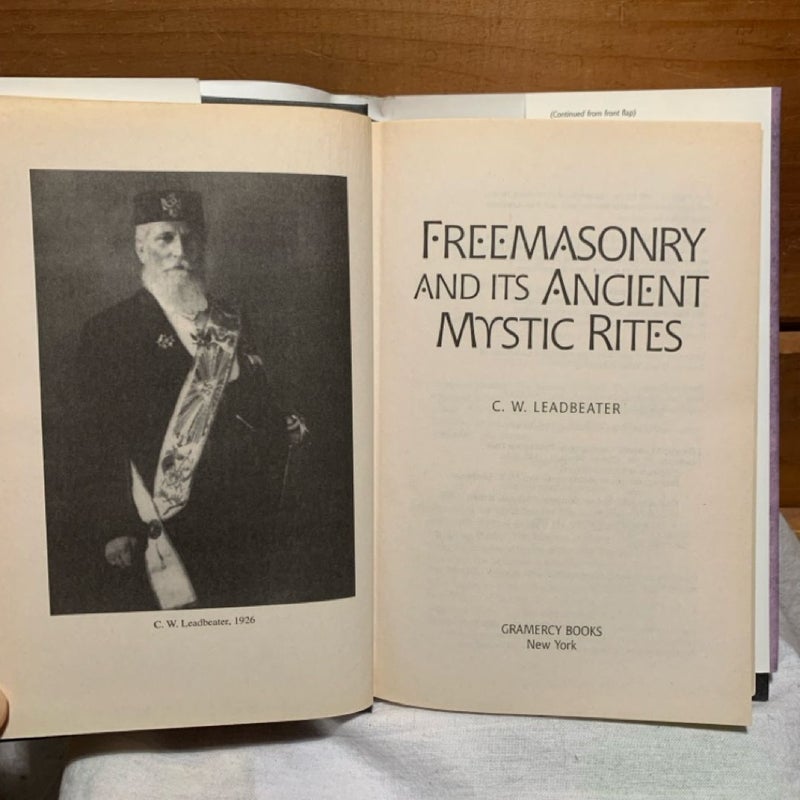 Freemasonry and Its Ancient Mystic Rites