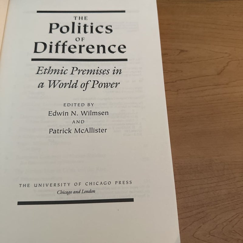 The Politics of Difference