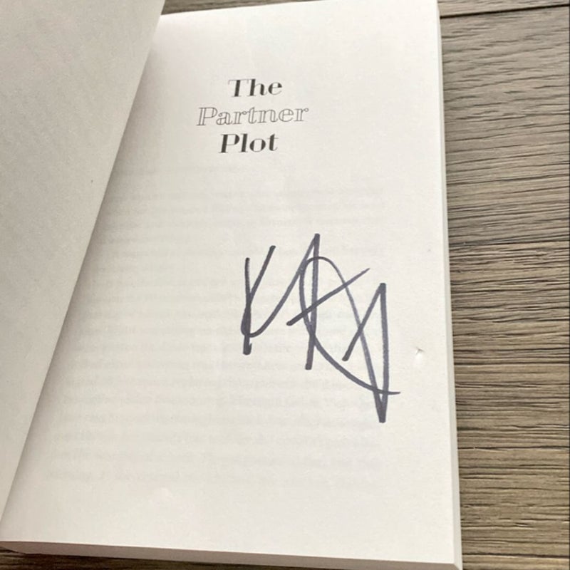 The Partner Plot - SIGNED