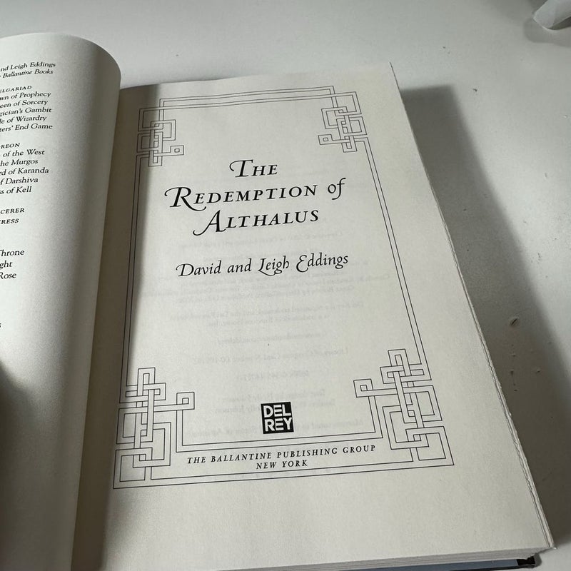 The Redemption of Althalus (1st Edition 1st printing)