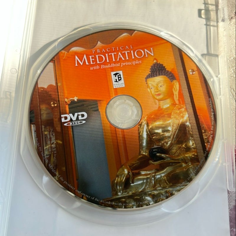 Practical Meditation with Buddhist principles book and dvd