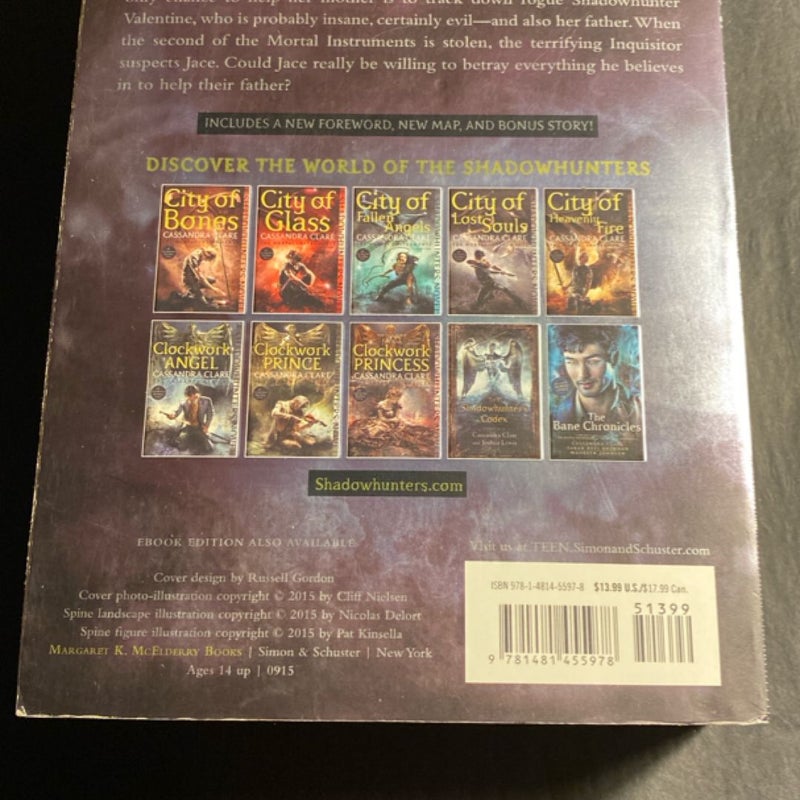 City of Ashes First Printing