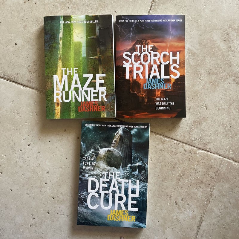 The Maze Runner Full Series Books 1-3 & First Prequel Book by James Dashner