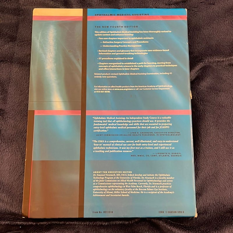 Ophthalmic Medical Assisting 4th edition