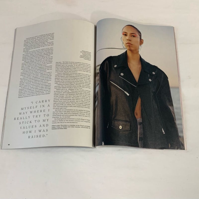 allure Quannah Chasinghorse “I Found My Voice” Issue October 2022 Magazine