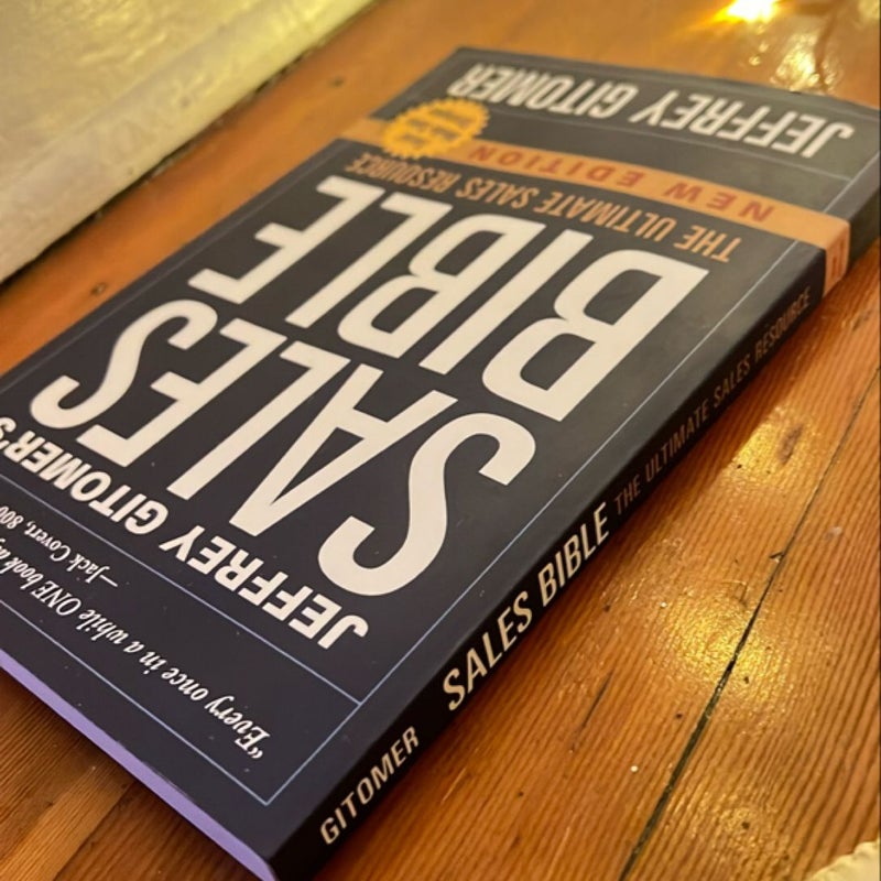 The Sales Bible, New Edition