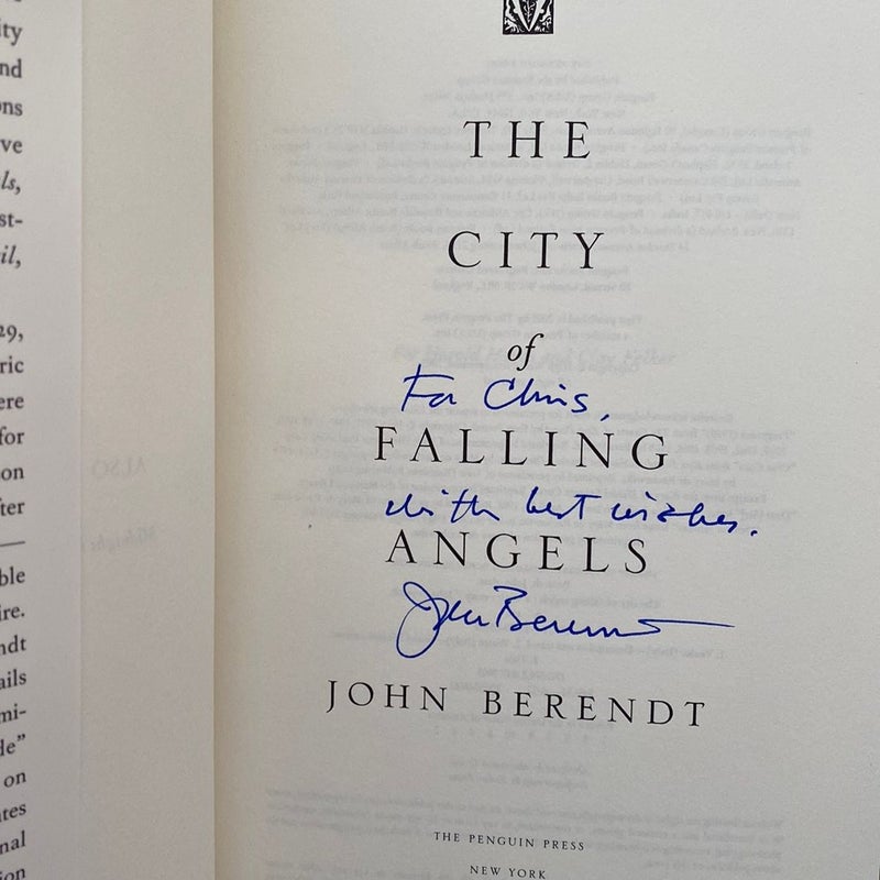 The City of Falling Angels—Signed