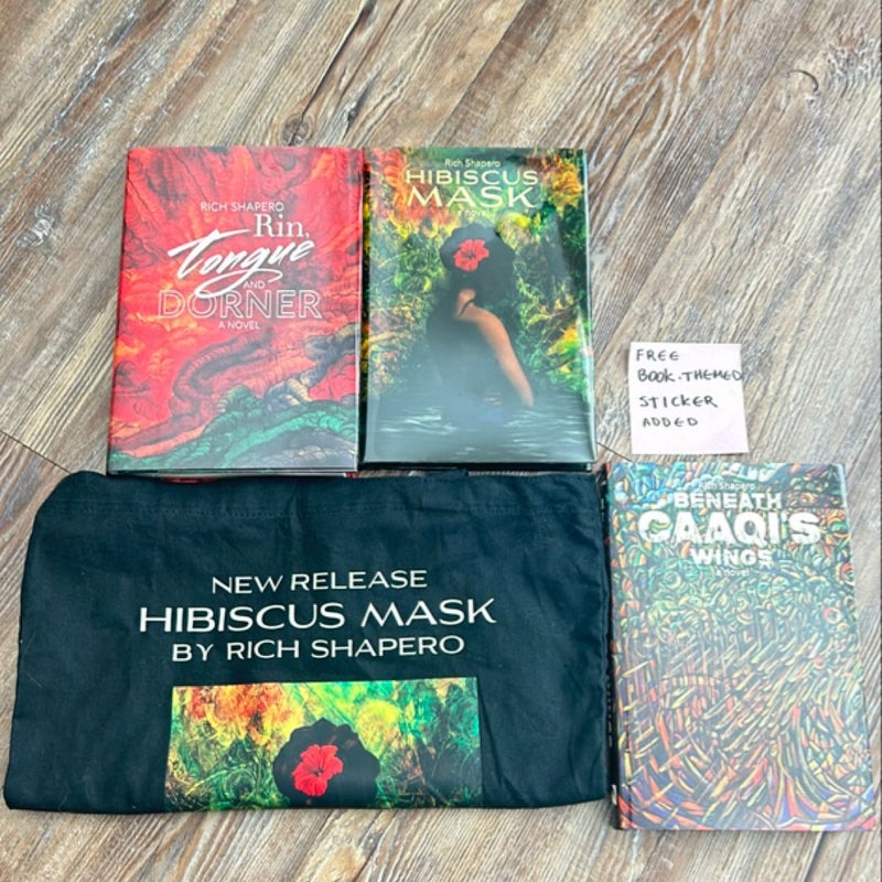 Rich Shapero book collection + FREE book themed tote and book themed sticker 