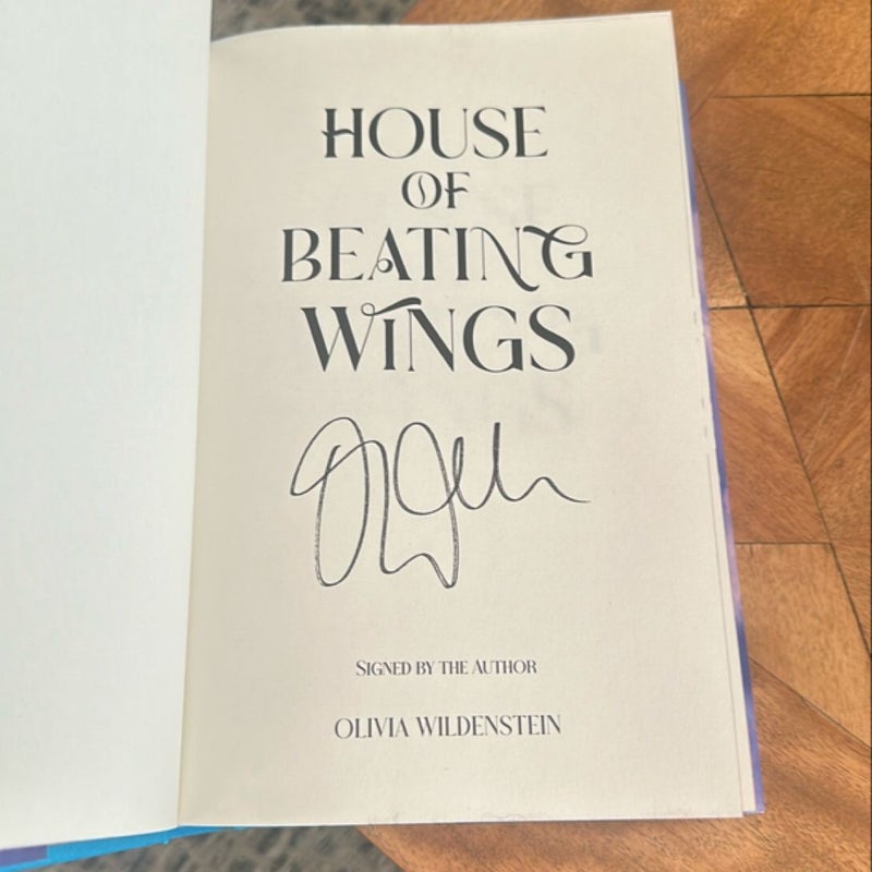 House of Beating Wings 🪽 Signed Page & Wick Edition