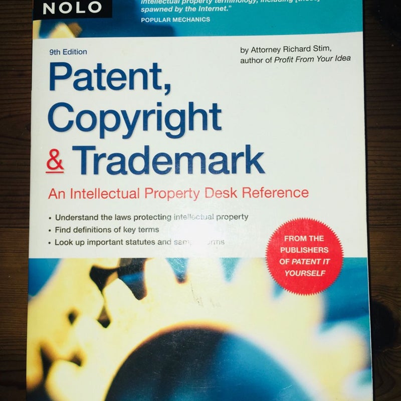 Patent, Copyright and Trademark