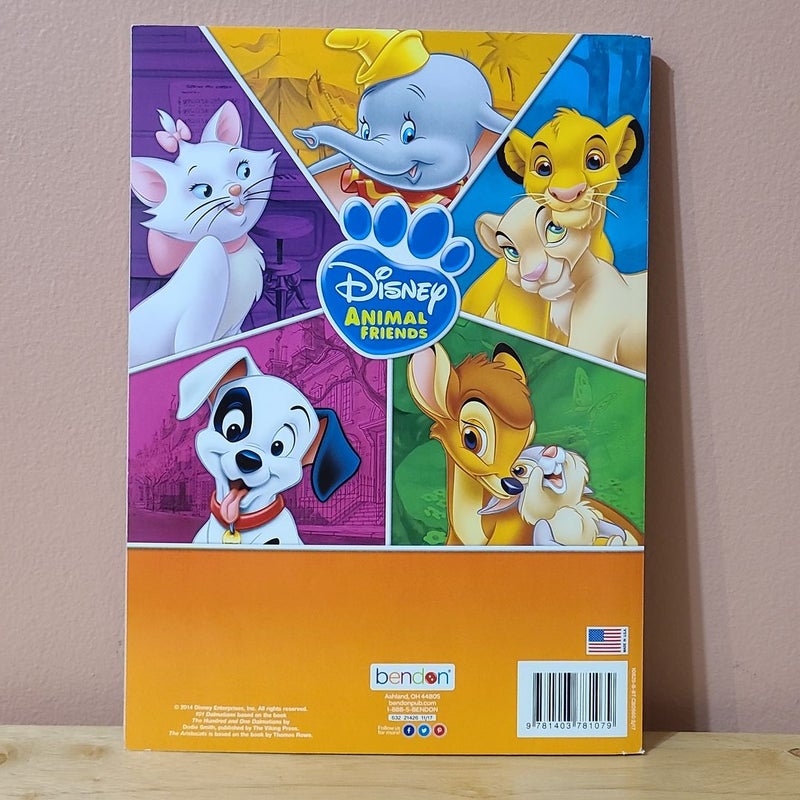 Disney Animal Friends Big Fun Book to Color Cool Cats