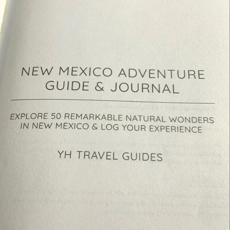 New Mexico Adventure Guide and Journal