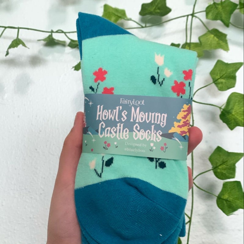 Fairyloot Howls Moving Castle socks