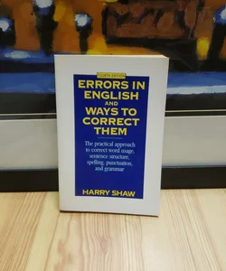 Errors in English and Ways to Correct Them