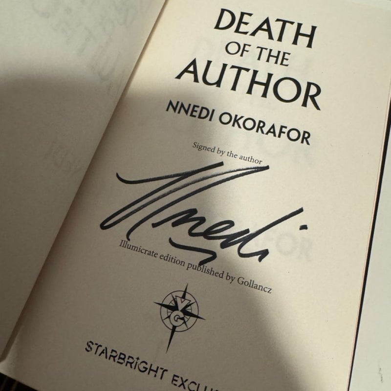 Starbright Illumicrate Death of the Author SIGNED