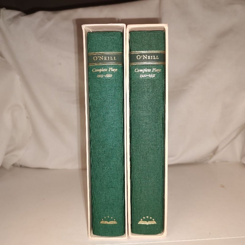 2 Eugene O'Neill Books The Library of America w/Slipcase New