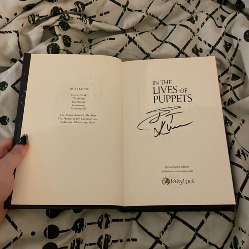 SIGNED FairyLoot Exclusive: In the Lives of Puppets