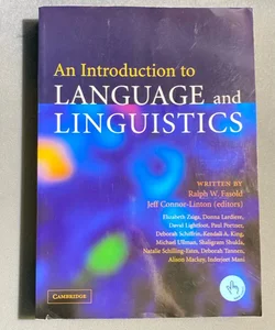 An Introduction To Language Linguistics