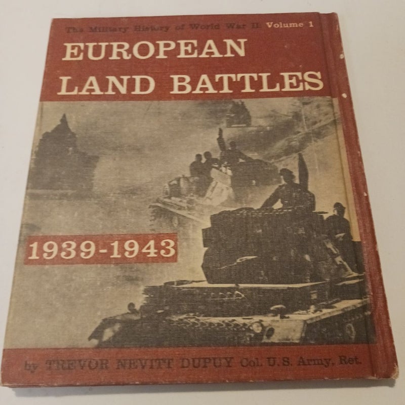 European  Land Battles  vol 1