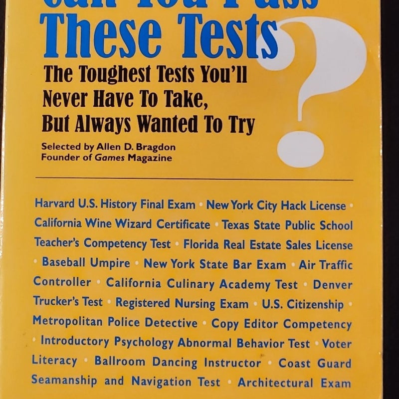 Can You Pass These Tests?
