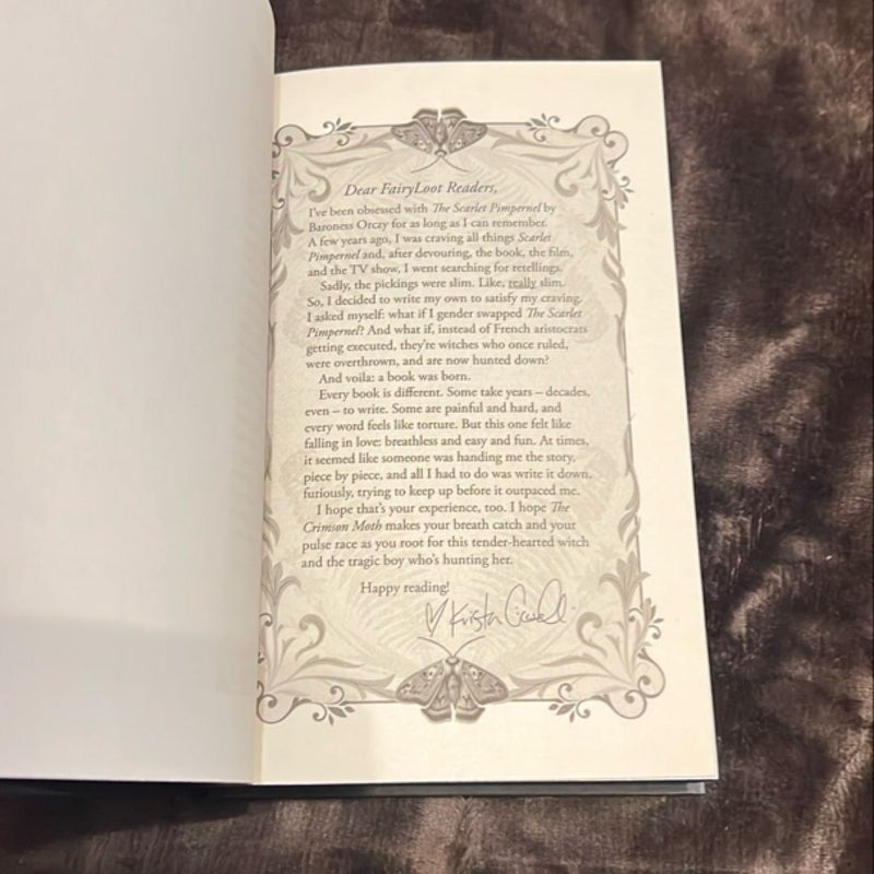 Fairyloot “The Crimson Moth” - exclusive edition