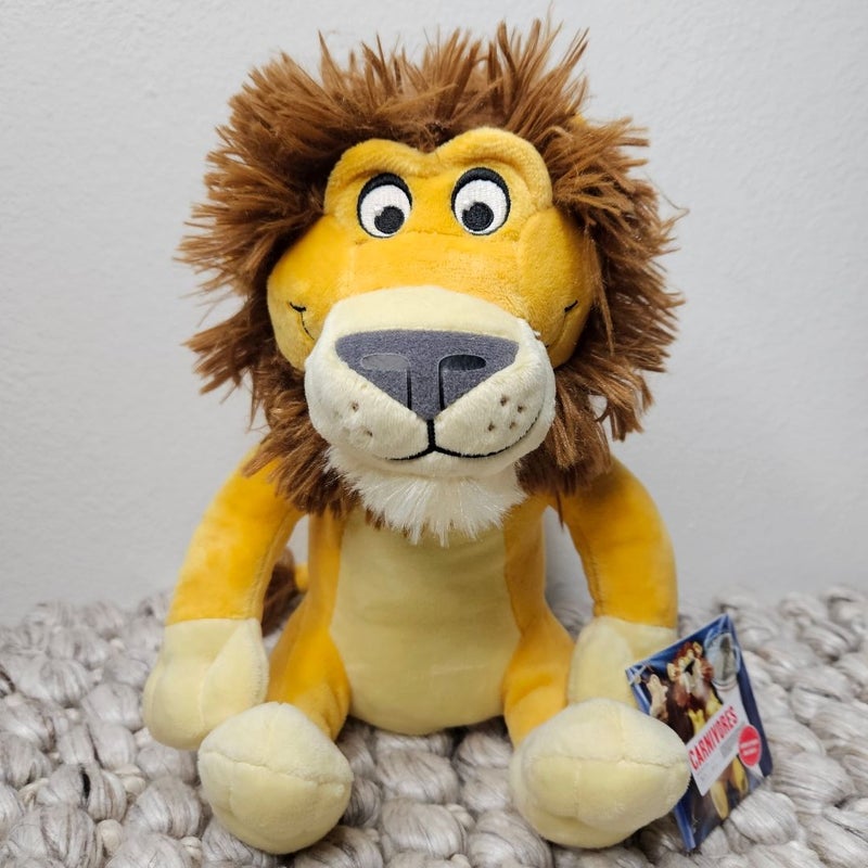 Carnivores Children's Book Lion Character Plush
