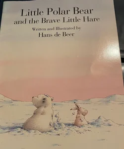 Little polar bear  and the brave hare 